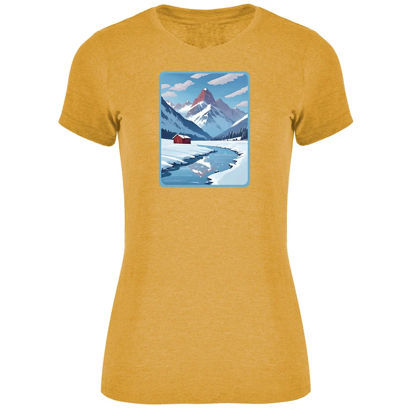 Home is where the Snow is Damen Tshirt
