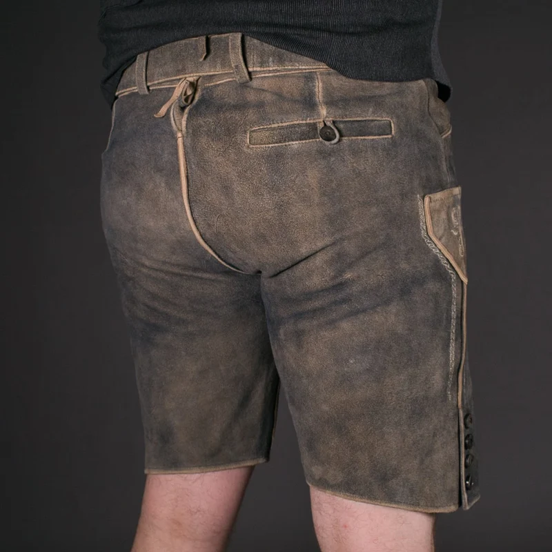 Datschi Trachten Lederhose Vitus Grau