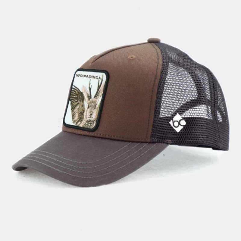 Bavarian Caps Woipadinga gebogen maronibraun