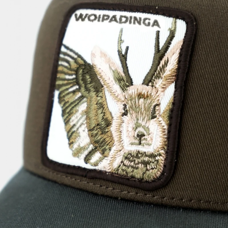 Bavarian Caps Woipadinga gebogen maronibraun