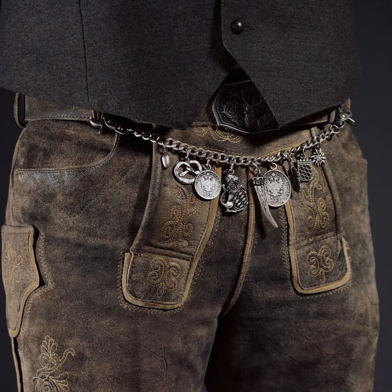 Datschi Trachten Charivari 1 Reihig 9 Anhänger