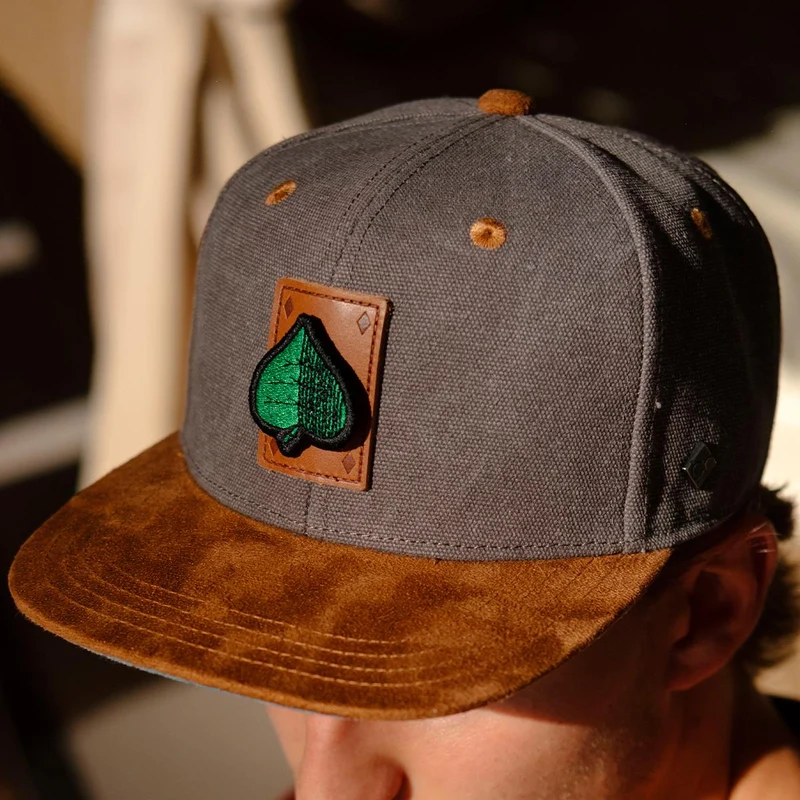Bavarian Caps Schafkopf Cap Dunkelgrau Wechselpatch