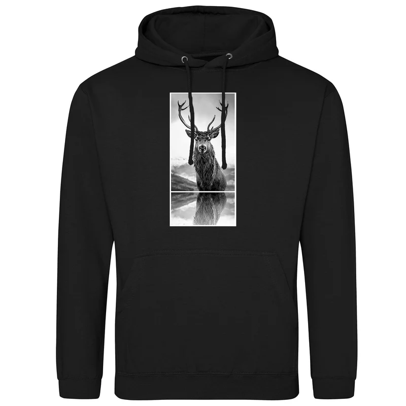 Trachtenhoodie Hirsch