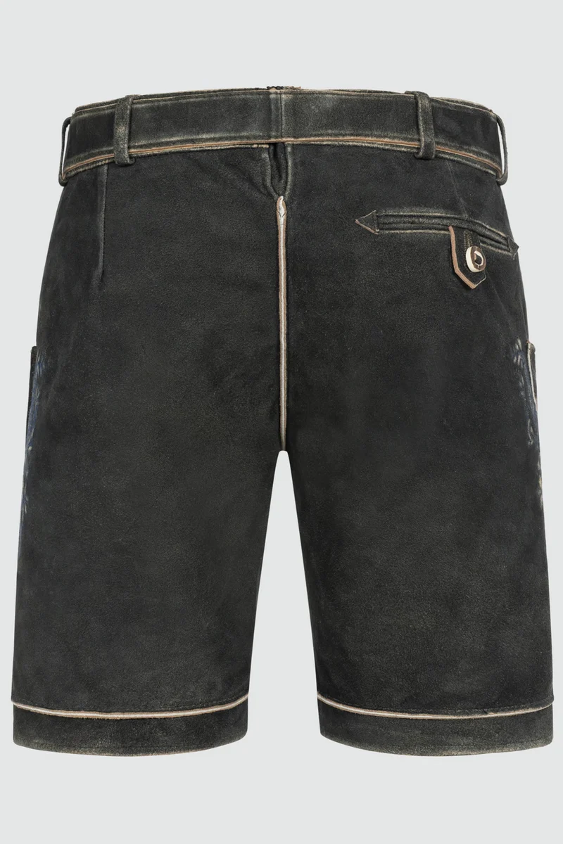 Herren Lederhose ROB % - mit Gürtel - Krüger Buam - 961768-000-0076