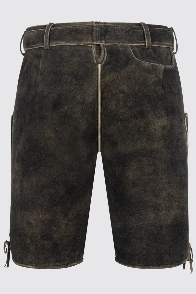 Herren Lederhose GIDEON mit Gürtel % - Krüger Buam - 963169-000-0007