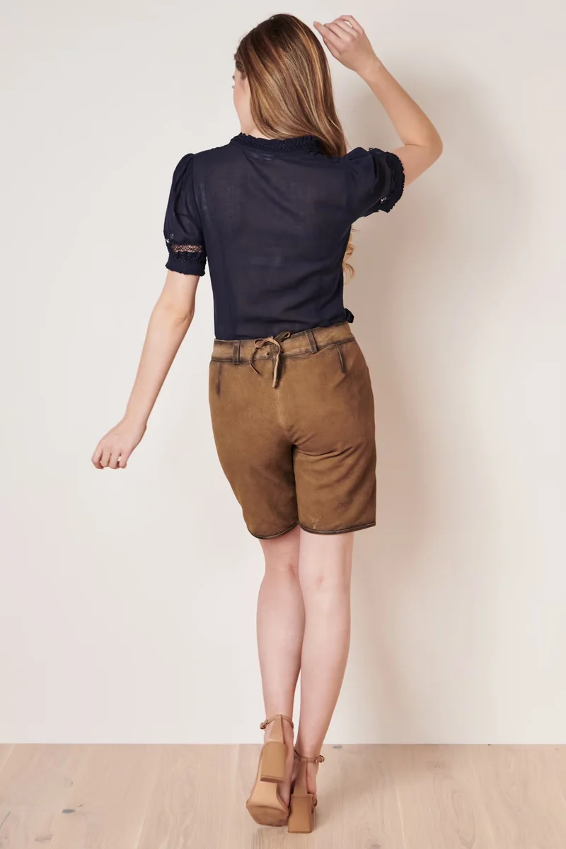 Damen Lederhose - HEDI % - Krüger Madl - Short - 331365-000-0007