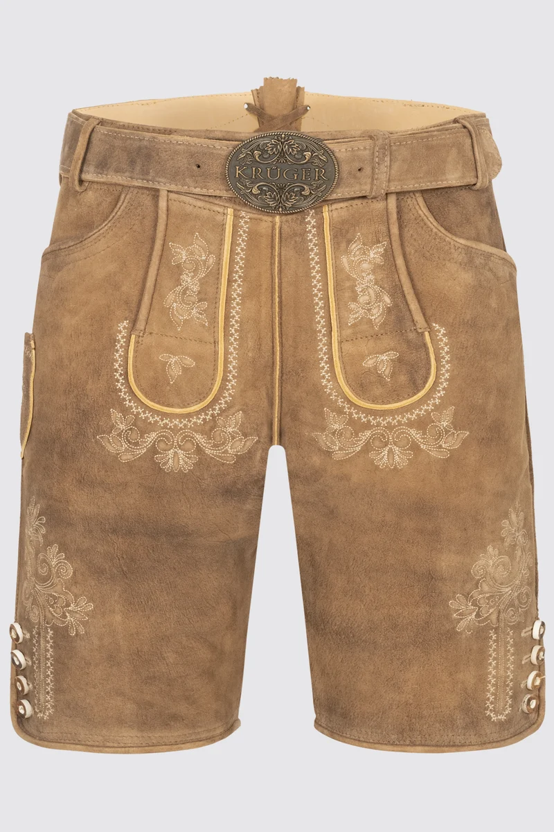 Herren Lederhose ROBERTO % - Krüger Buam - 962367-000-0715