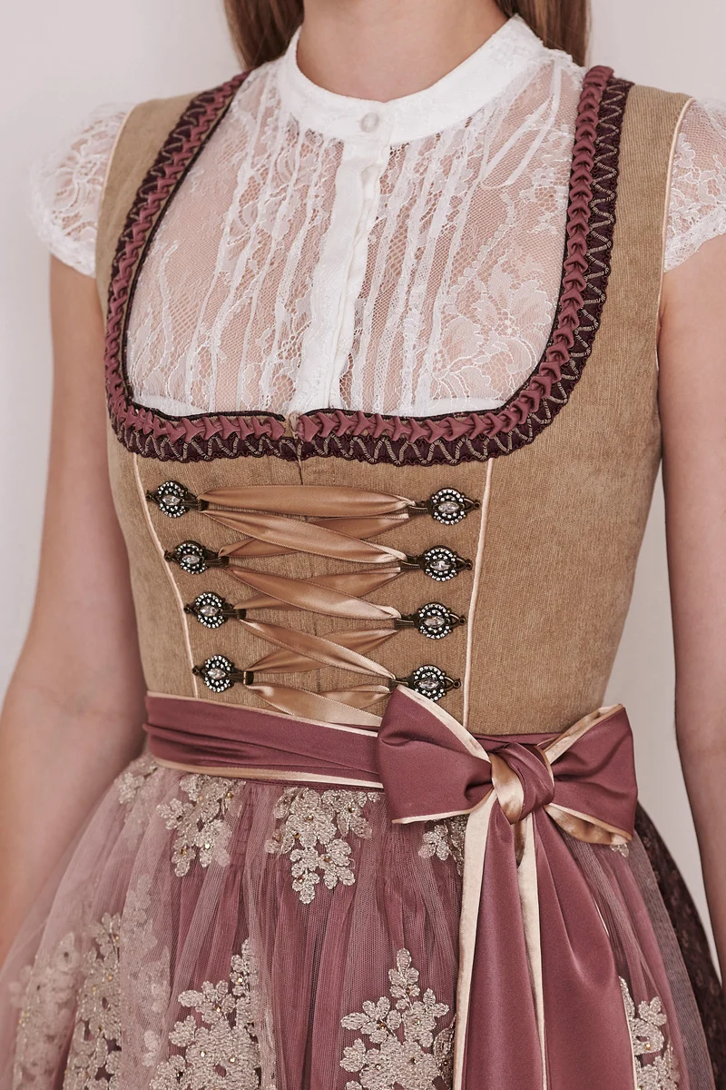 Dirndl - Krüger Collection % - inkl. Schürze - 60 cm - 115562-060-0290