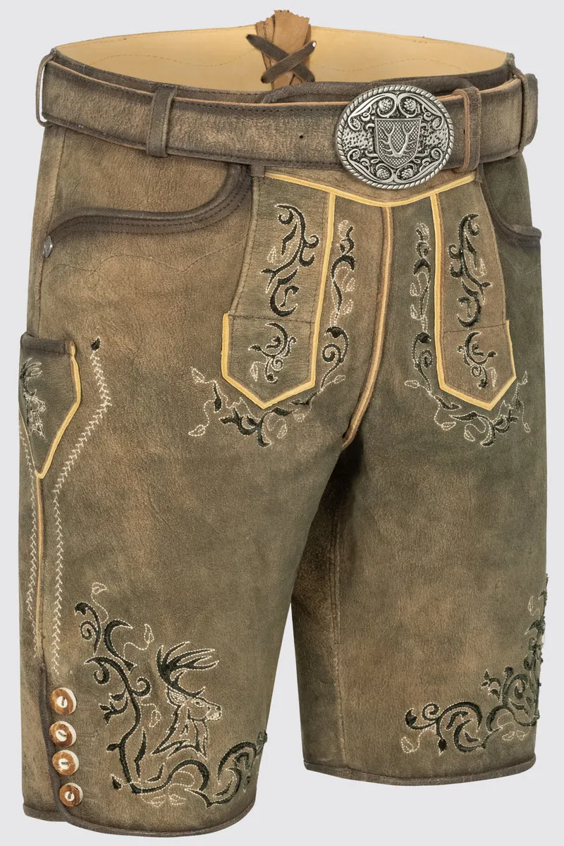 Herren Lederhose ISMAEL % - Krüger Buam - 961367-000-0705